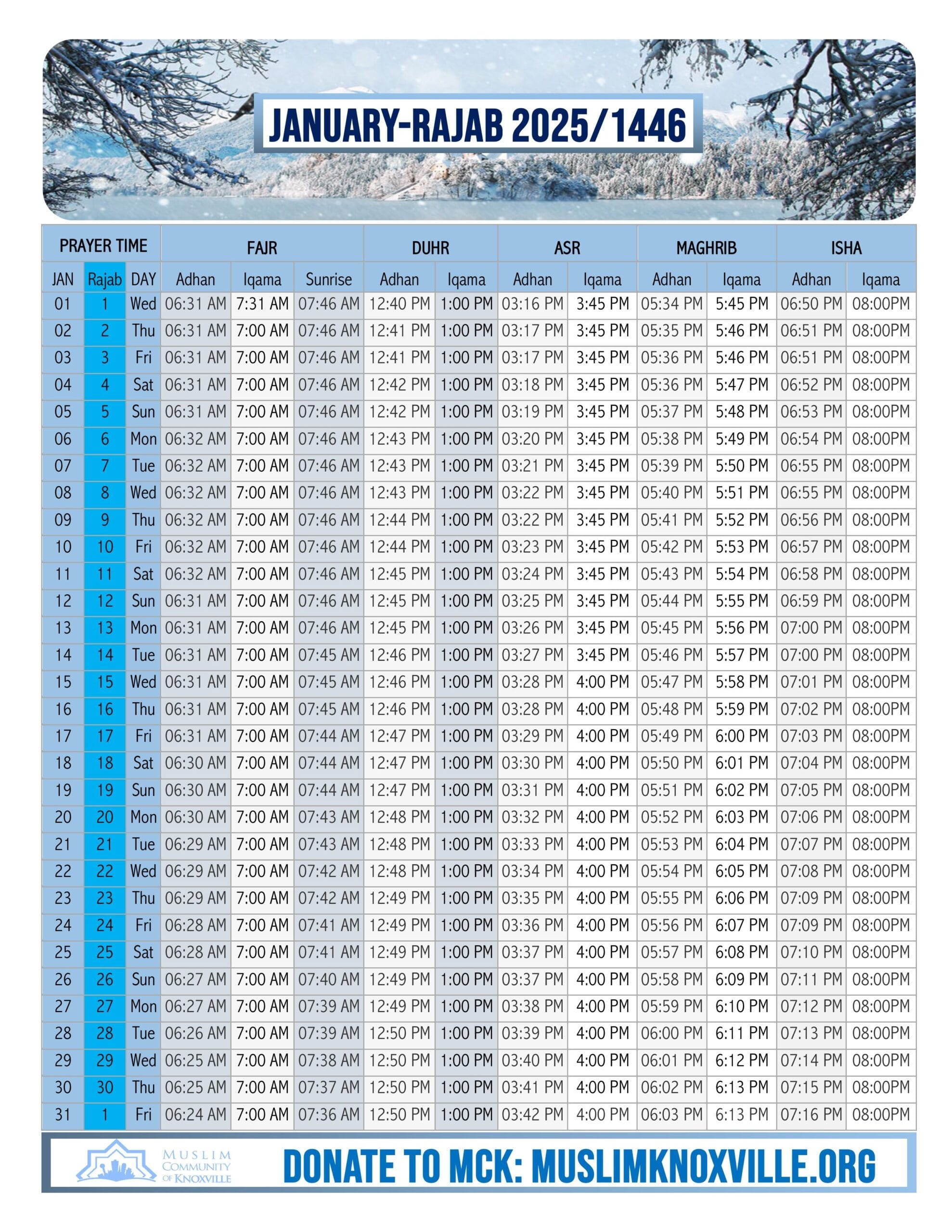 Prayers And Jumu ah Muslim Community Of Knoxville