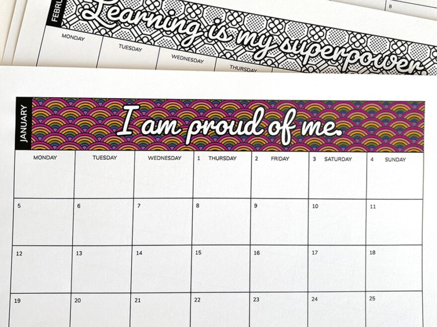 Printable 2026 Calendar For Kids