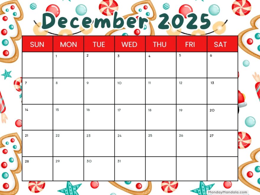 Printable Calendars For 2025 2026 Free PDFs