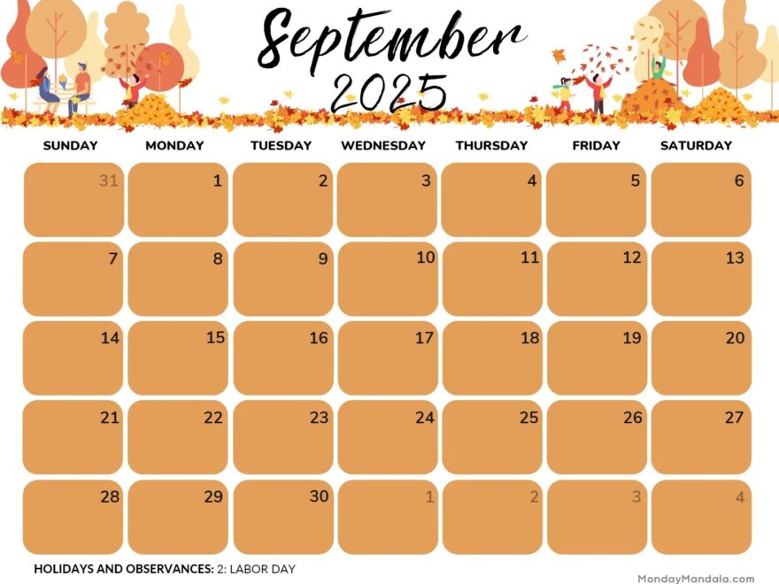 Printable Calendars For 2025 2026 Free PDFs