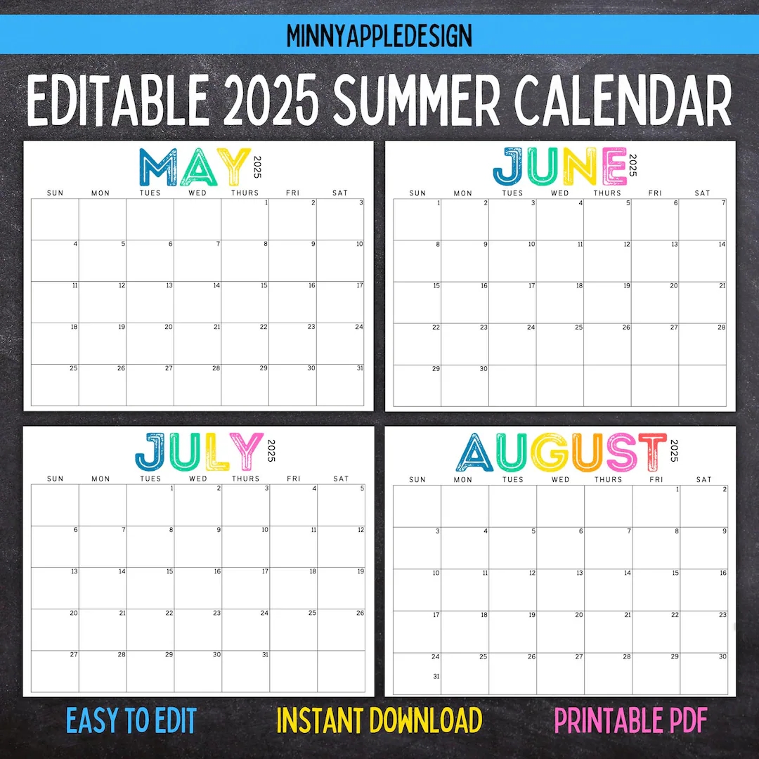June July August September 2025 Calendar