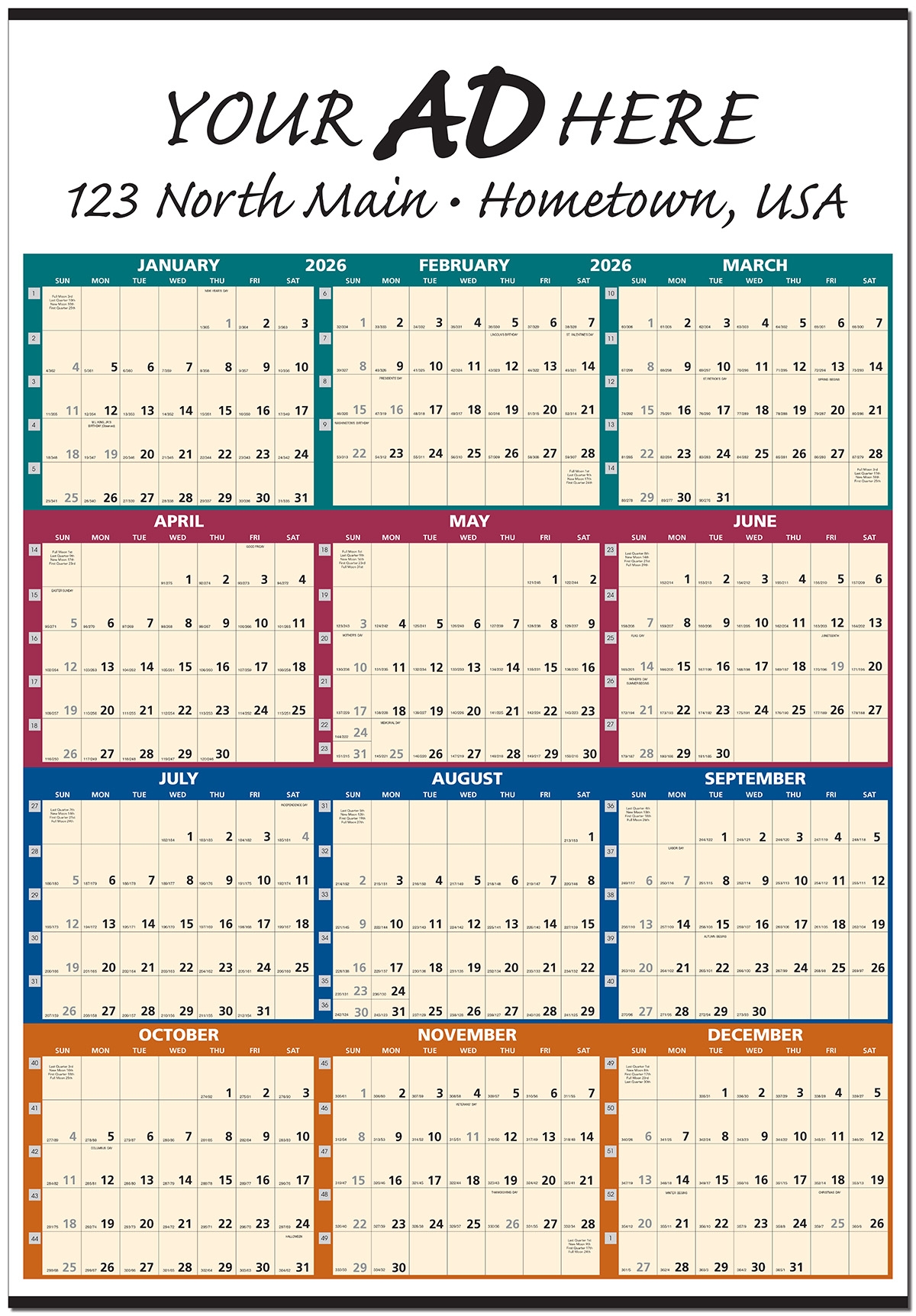 Julian Calendar Leap Year 2026