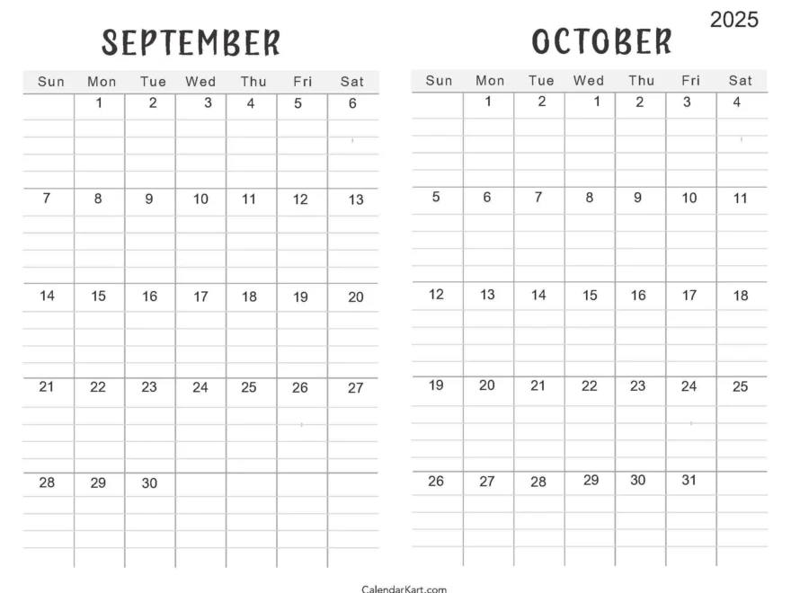 printable september october 2025 calendar calendarkart