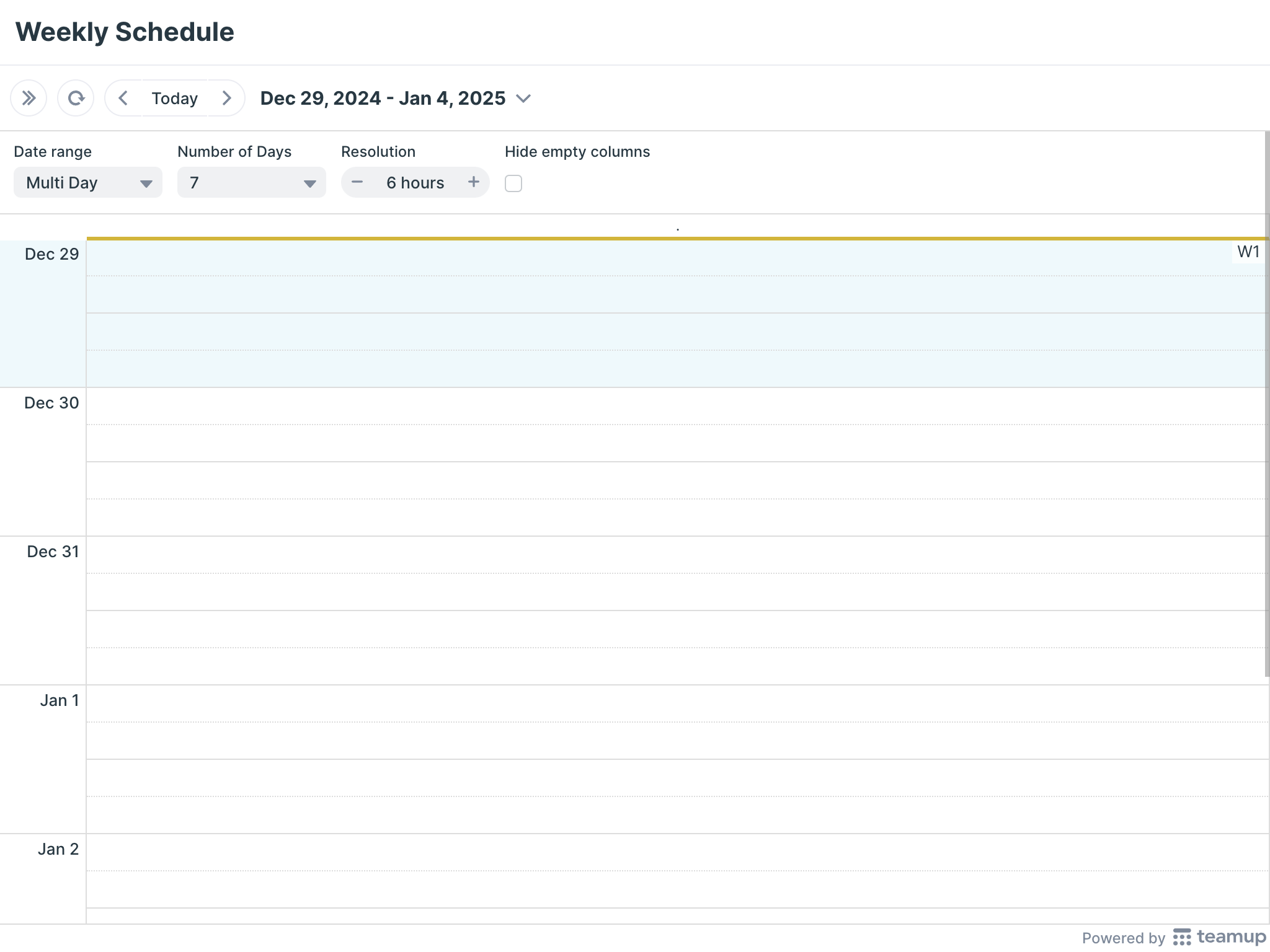 September 2025 Blank Calendar