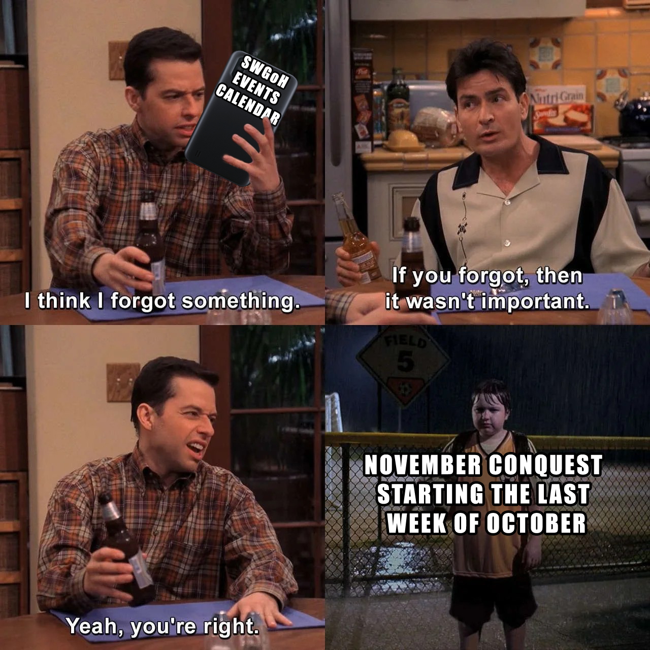 PSA November Conquest Starts Today October 28 6 00pm UTC R SWGalaxyOfHeroes