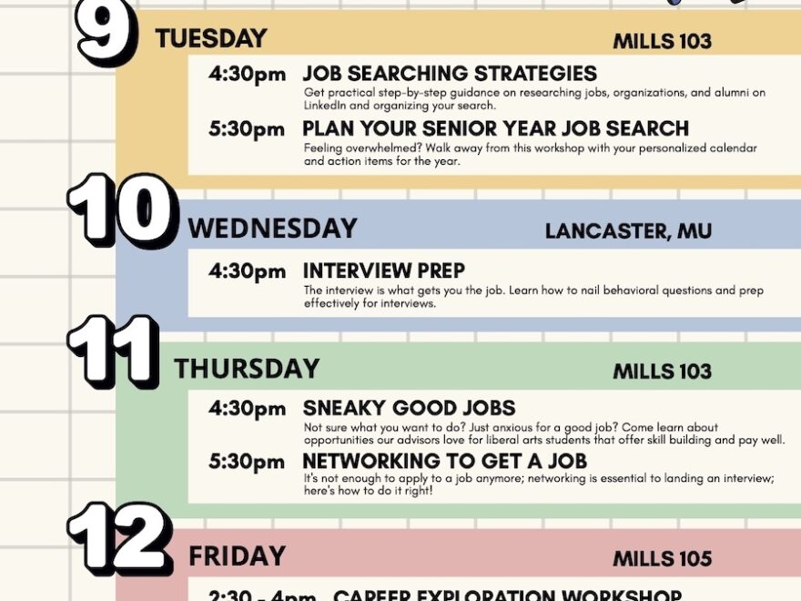 Rising Seniors Get A Head Start On Career Planning Bowdoin College