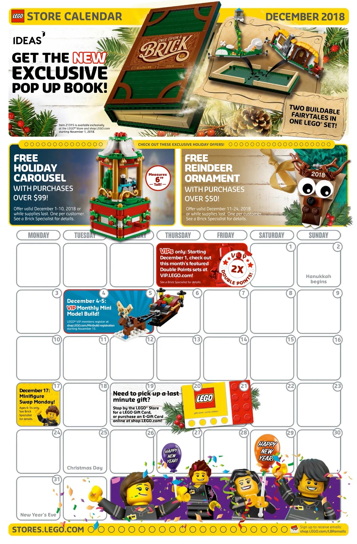 Sale Lego Store Calendar December 2018 2025