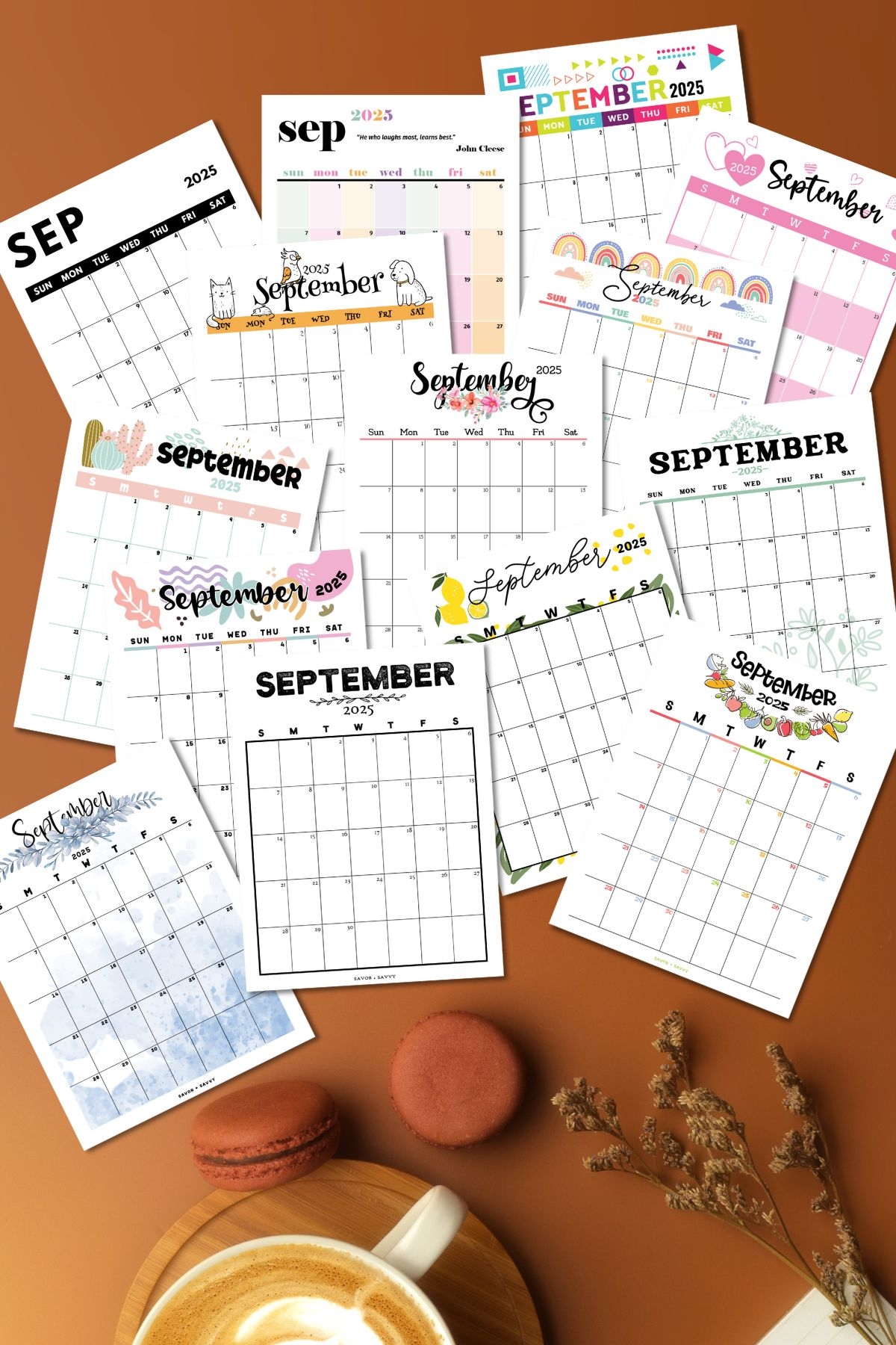 Cute September 2025 Calendar