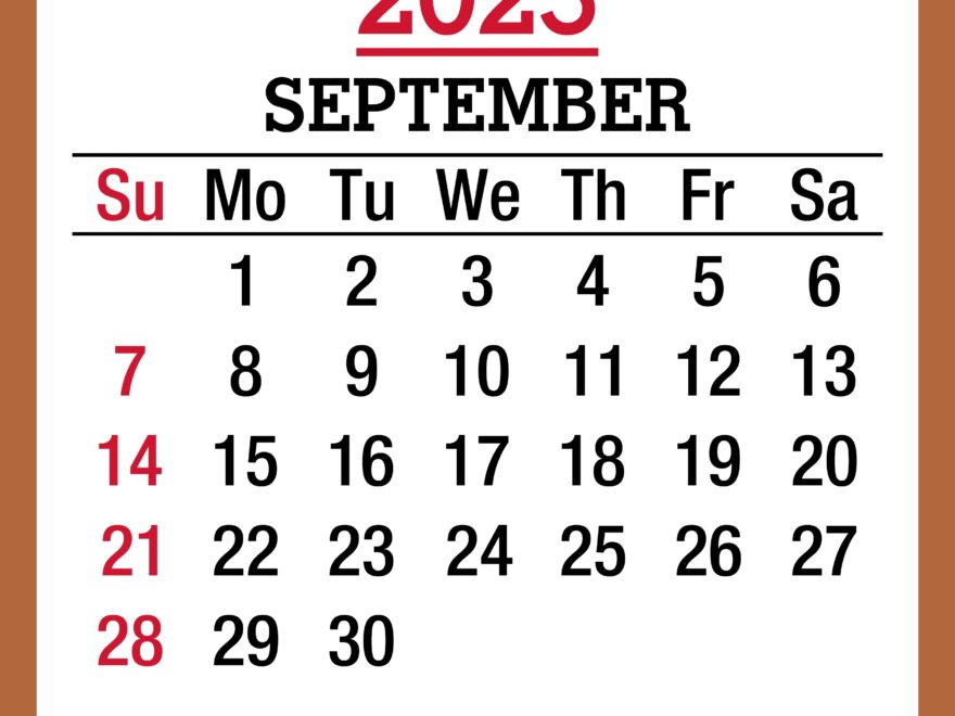 September 2025 Monthly Calendar Printable Free Beige Sunday Start PashaCoffee