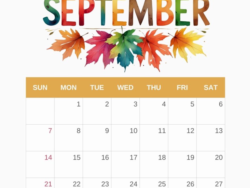 September 2025 Printable Calendar EntheosWeb