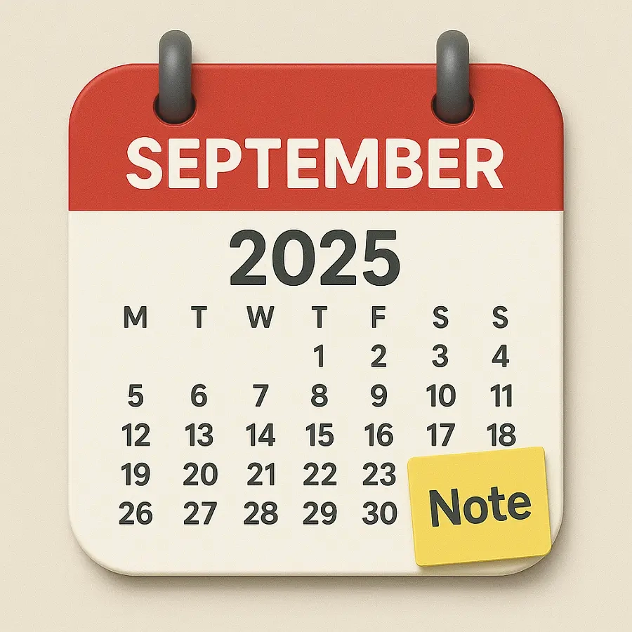 September 2025 Printable Calendar