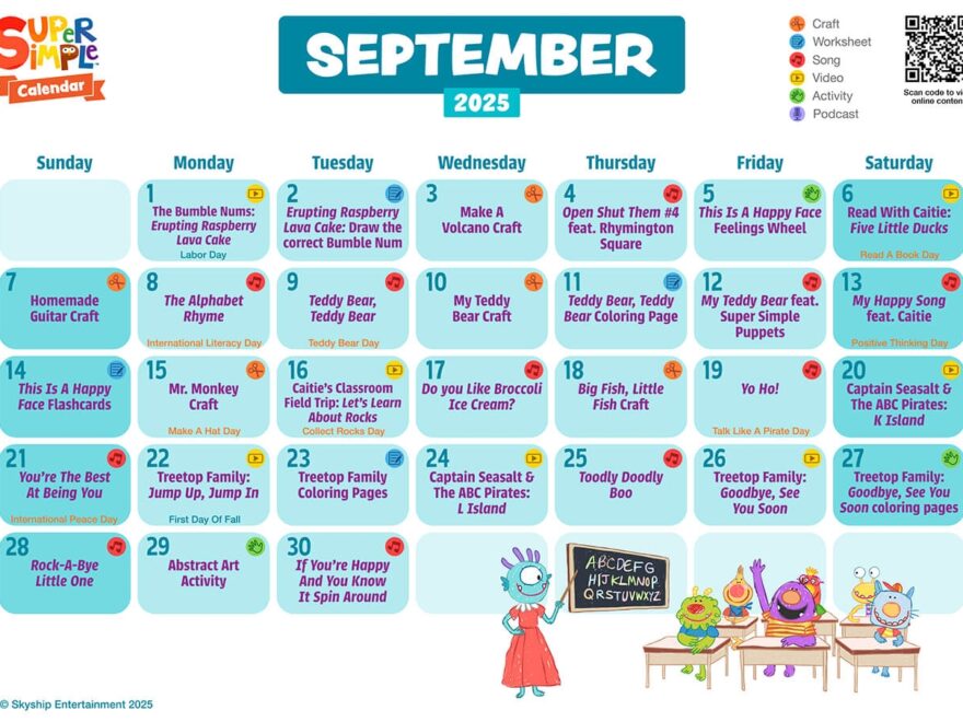 Super Simple Calendar Super Simple