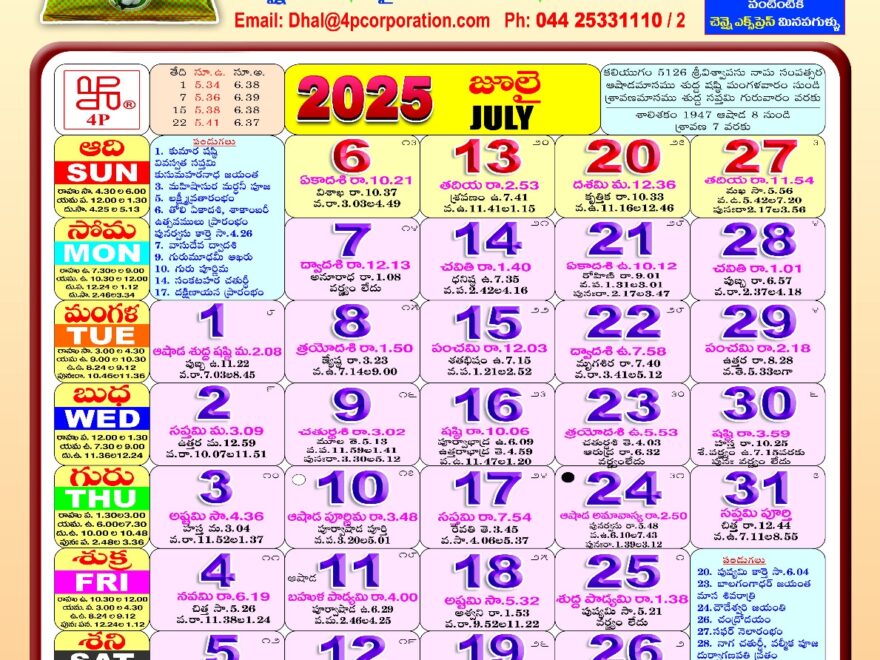 Telugu Calendar 2025 Freega Download Cheyyandi
