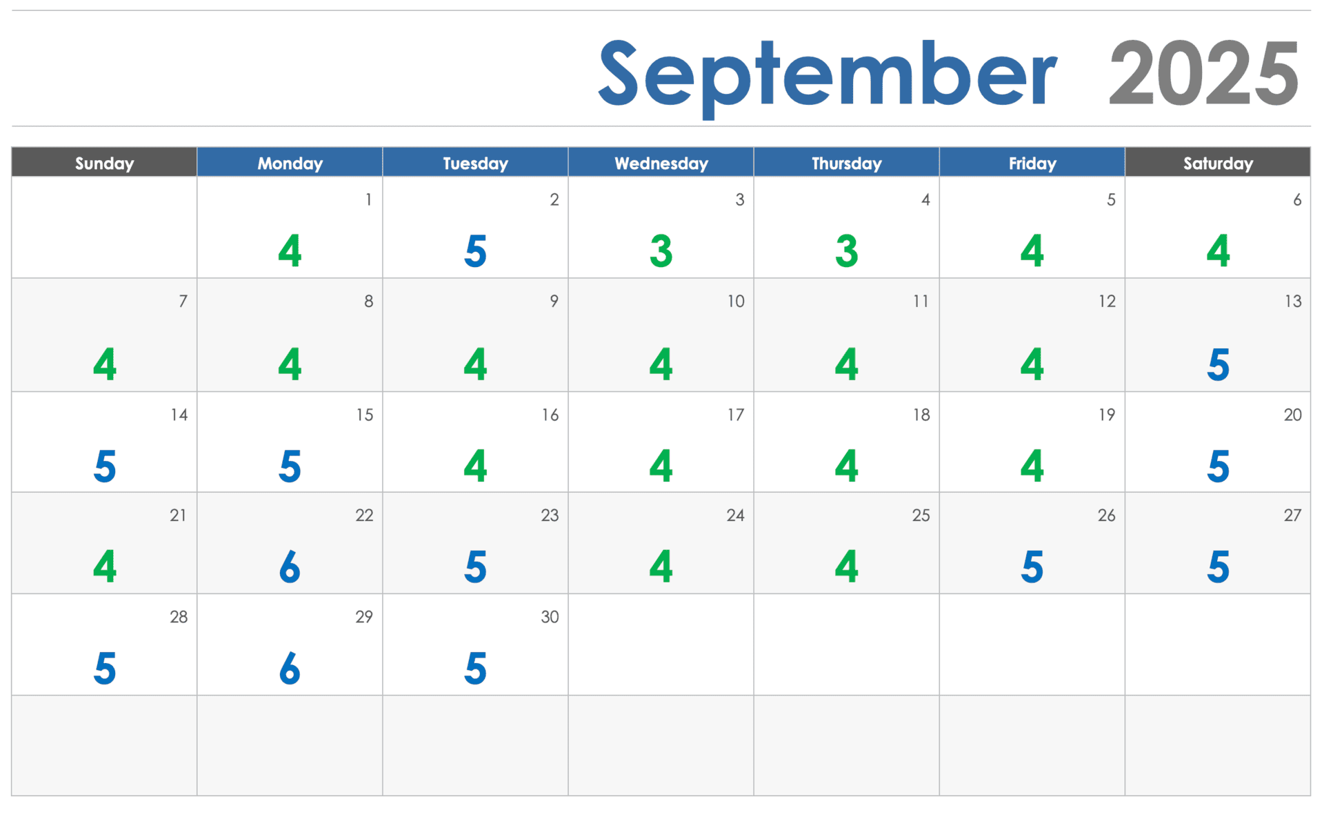 Disney Crowd Calendar September 2025