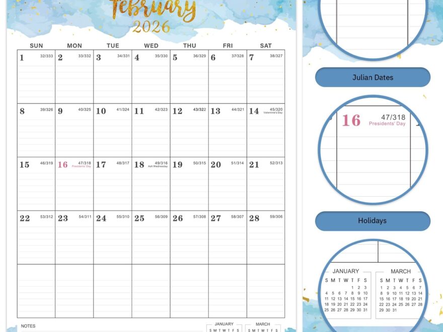 Wall Calendar 2026 2026 Yearly Wall Calendar 2026 Wall Calendar Jan 2026 Dec 2026 Yearly Wall Calendars 2026 With Julian Dates Thick Paper Round Sticks Large Wall Calendars 34 8 X 23 1 Open July 2025 june 2026 Wall Calendar