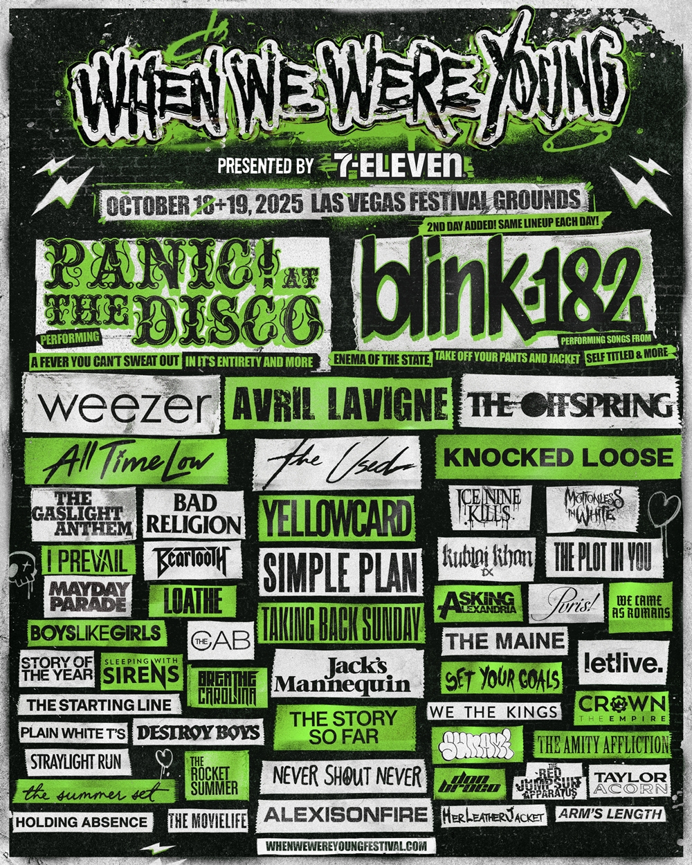 When We Were Young Presented By 7 Eleven October 18 19 2025 Las Vegas Festival Grounds