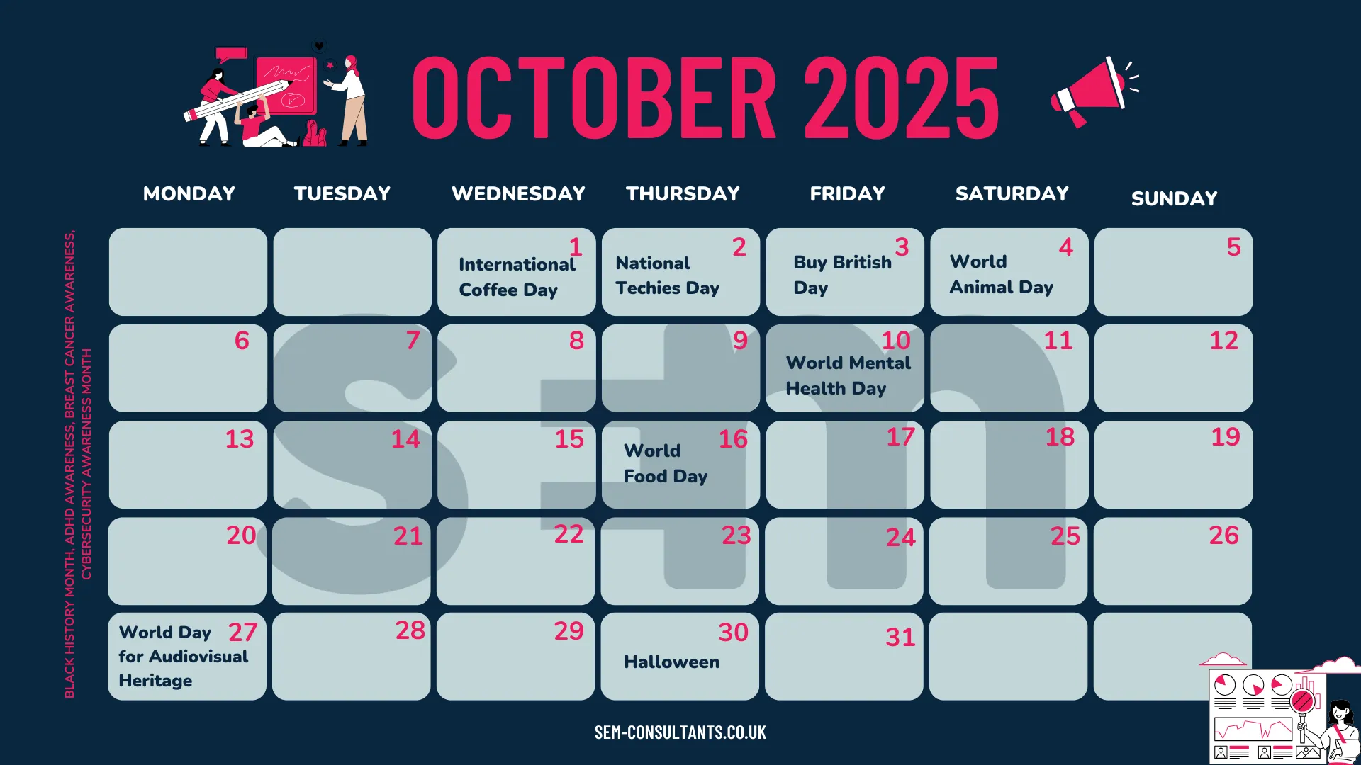 Calendar 2025 From October To December