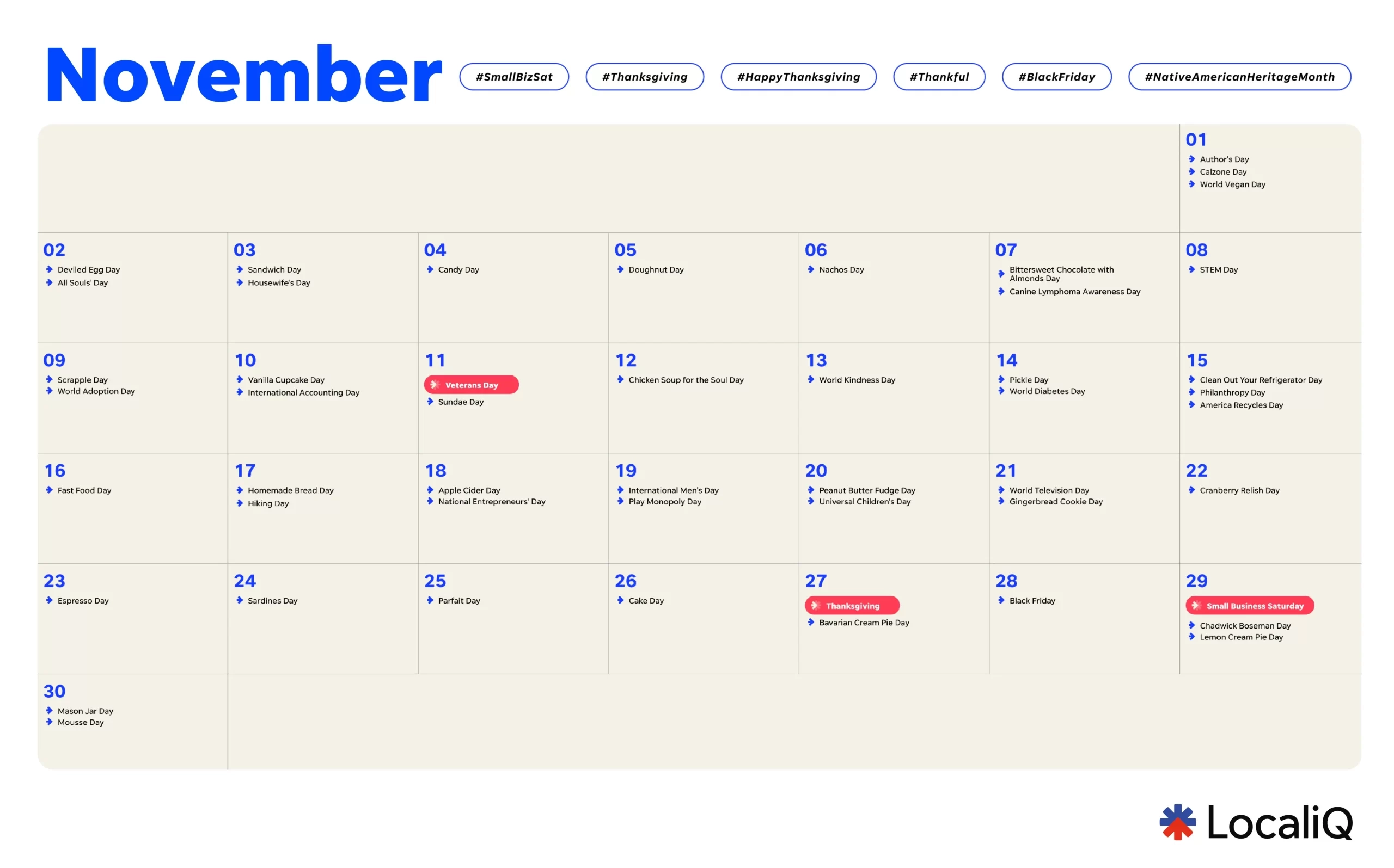 Your Essential 2025 Marketing Calendar Template LocaliQ