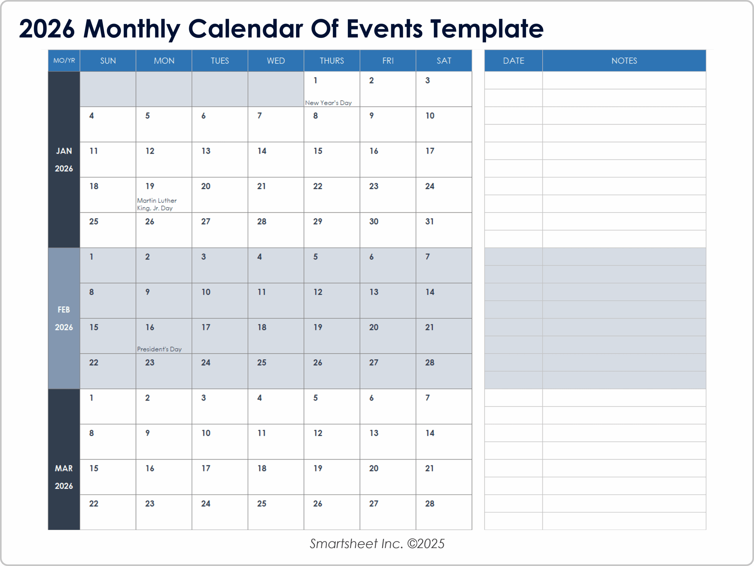 Swgoh Event Calendar For January 2026
