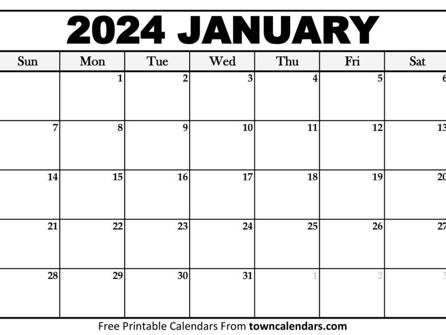 2023 Calendar Printable Towncalendars