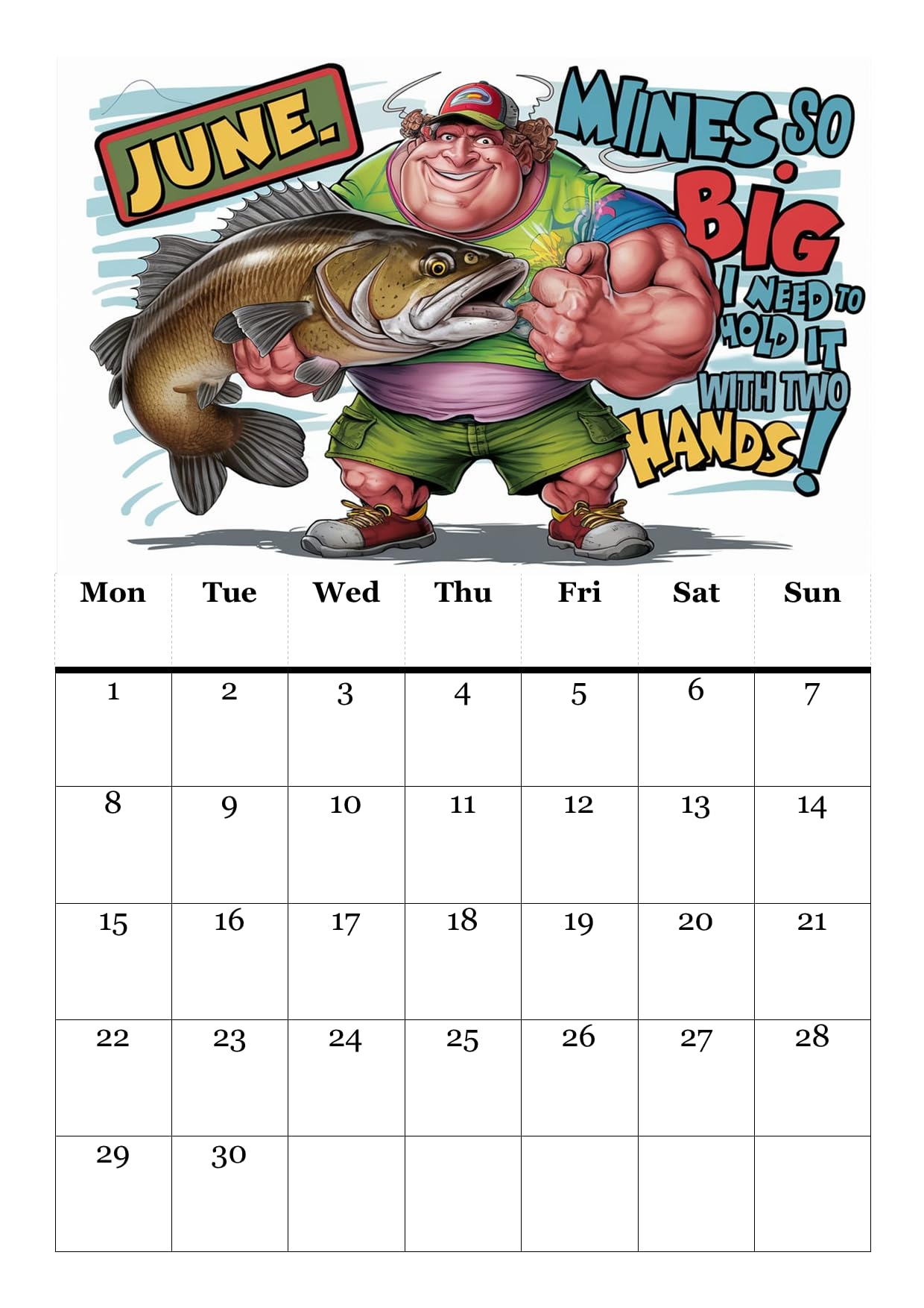 Fishing Calendar January 2026