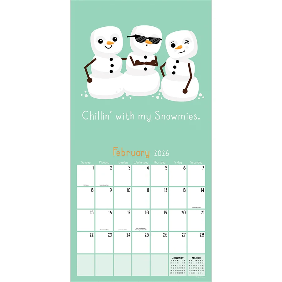 Fun January Calendar 2026