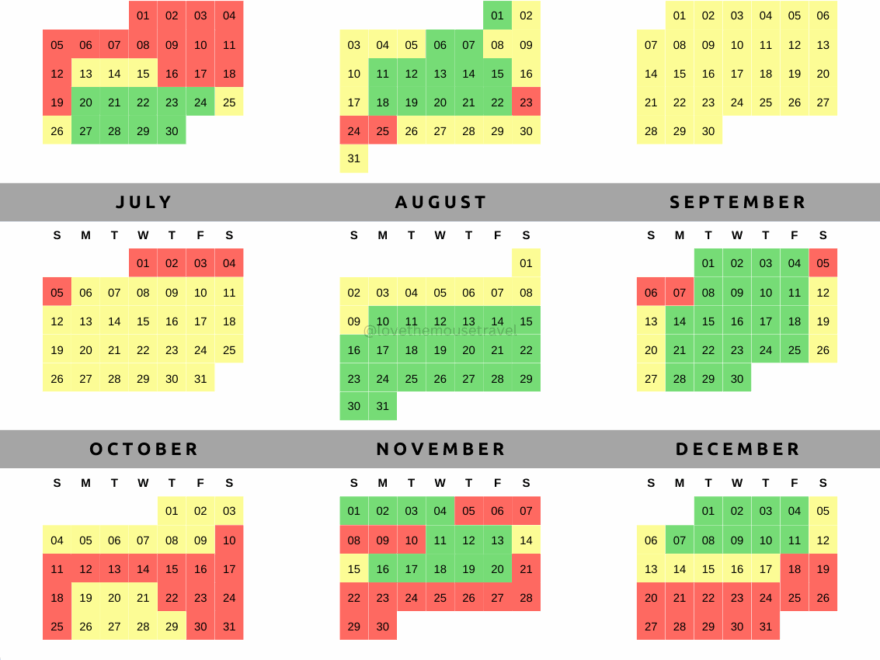 2026 Walt Disney World Crowd Calendar Love The Mouse Travel