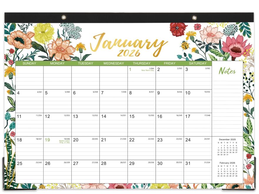 Desk Calendar 2026 Jan 2026 December 2026 12 Month Large Monthly Calendar 2026 17 X 12 Desk Pad Lined Blocks To Do List Notes Tear Off Best Desk Amazon de Stationery Office Supplies
