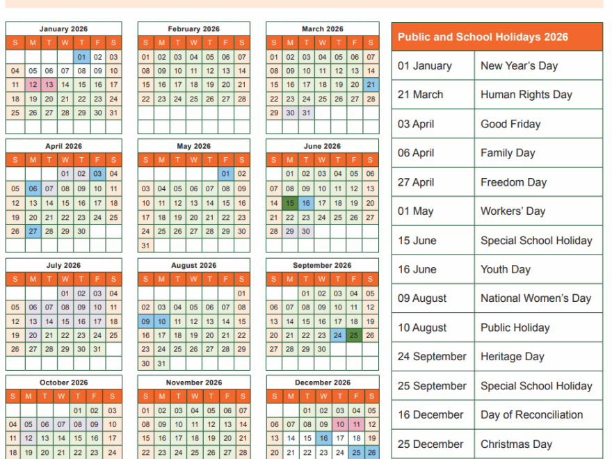 Here Are The Proposed 2026 And 2027 School Calendars For South Africa BusinessTech