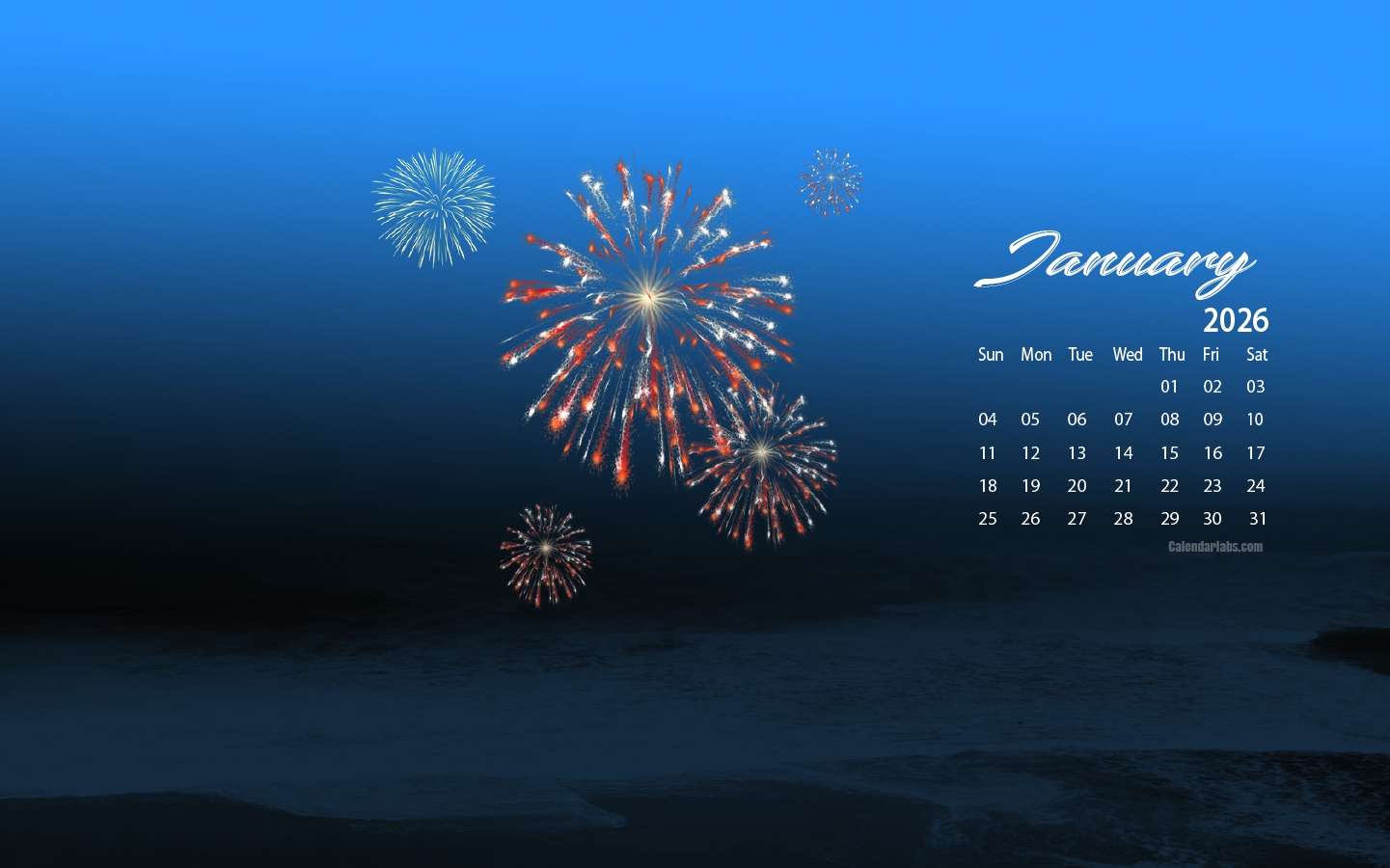 Calendar 2026 January Wallpaper