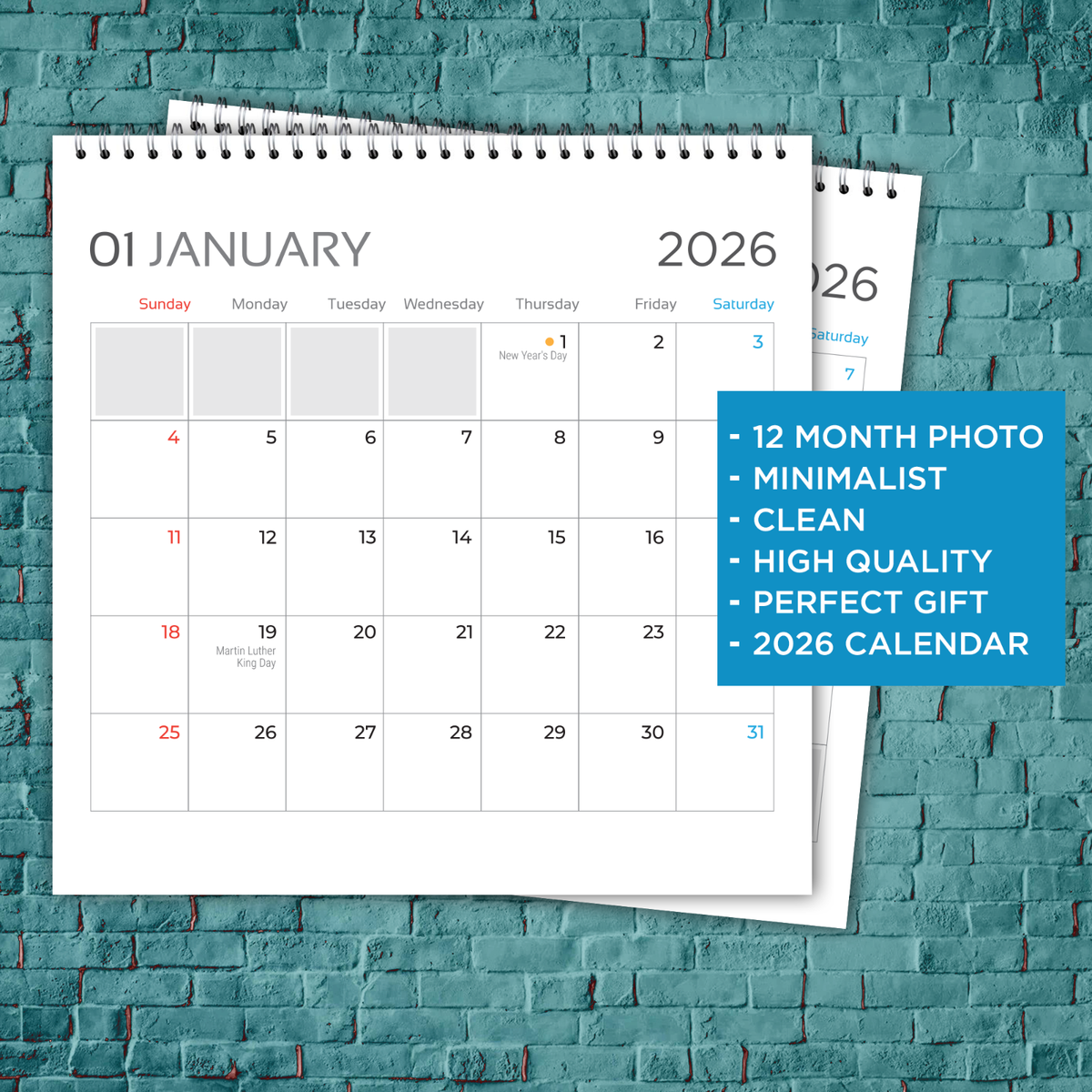 Martha Stewart January Calendar 2026